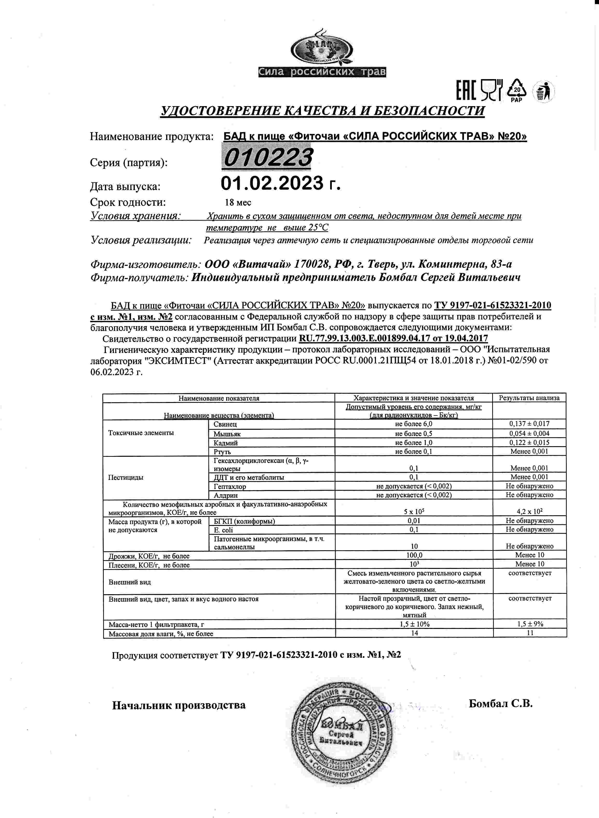 Паспорт №022023